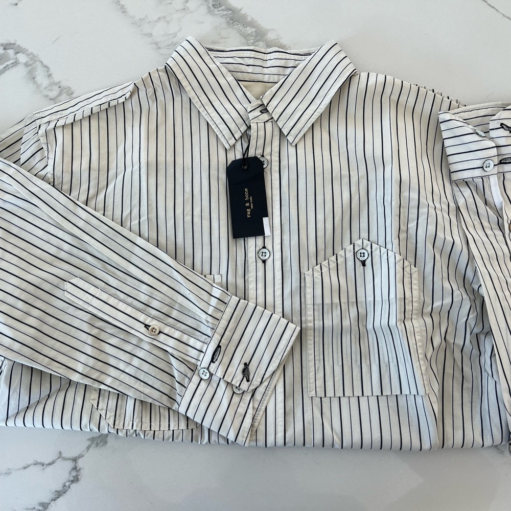 Rag&Bone striped- Long sleeve shirt